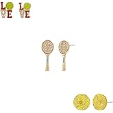 Madison Tyler 3 Pairs Football Touch Helmet Sport Ball Stud Earrings Set for Women | Football Gift for Women