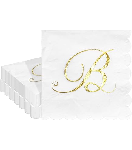 Paquete De 50 Servilletas De Papel Dorado She Said Yes Para Suministros