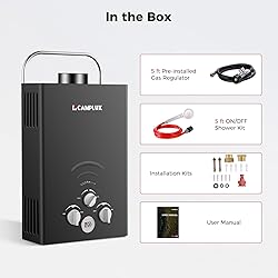 CAMPLUX Portable Tankless Water Heater 1.58