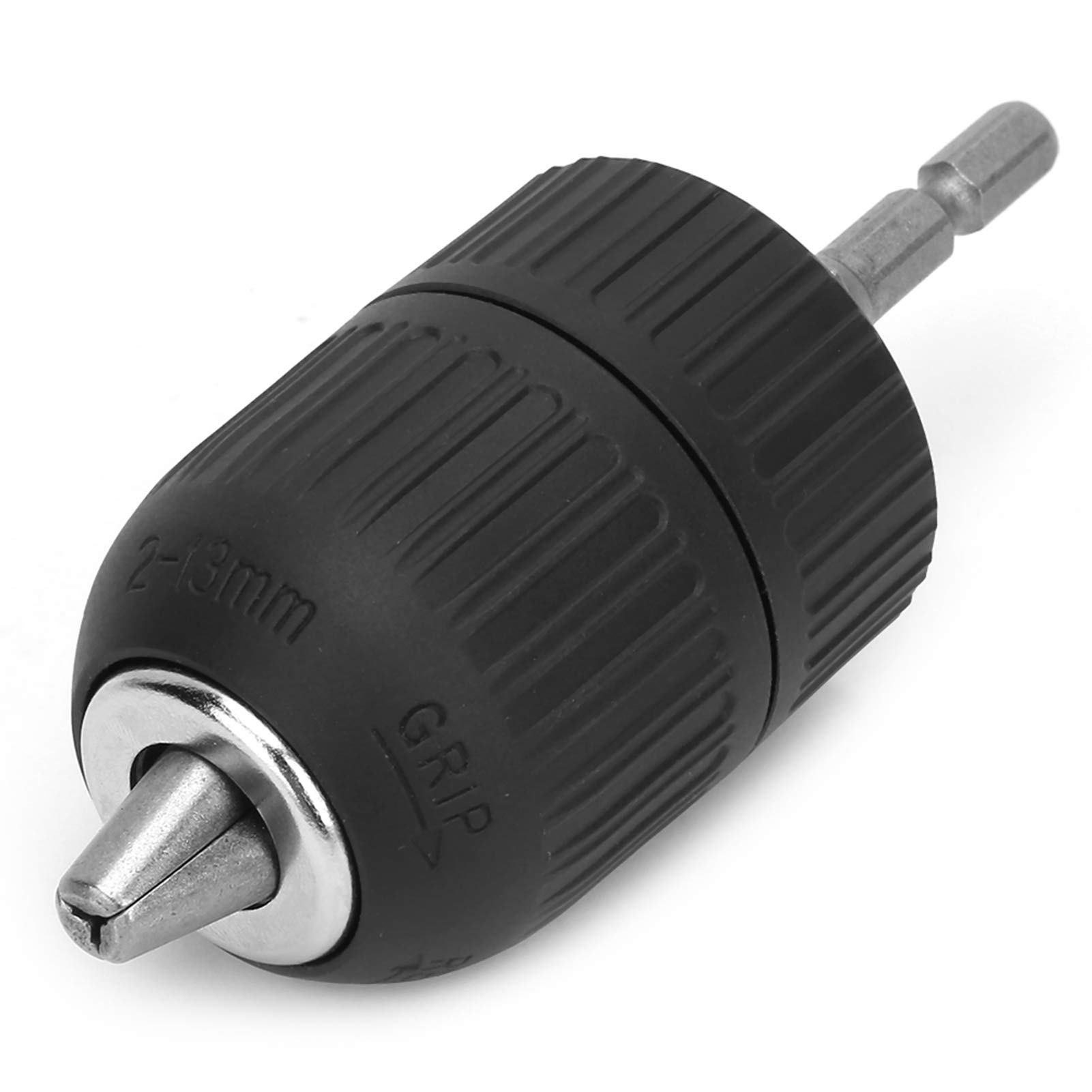 Keyless Drill Chuck Adapter 1/4 Inch Hex Shank Conversion Tool with Plastic Housing