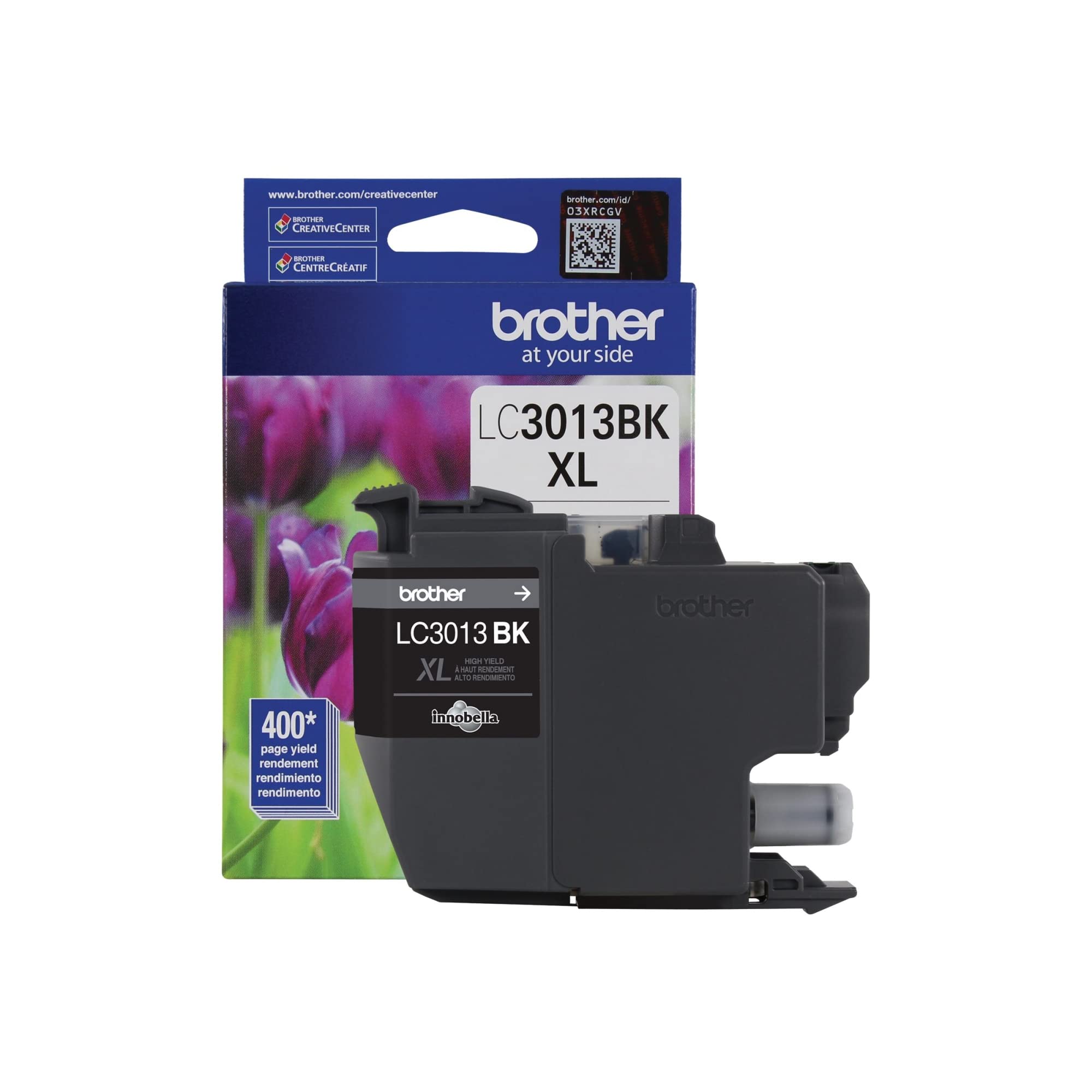 Brother Printer LC3013BKS Single Pack Cartridge Yield Up to 400 Pages LC3013 Ink Black