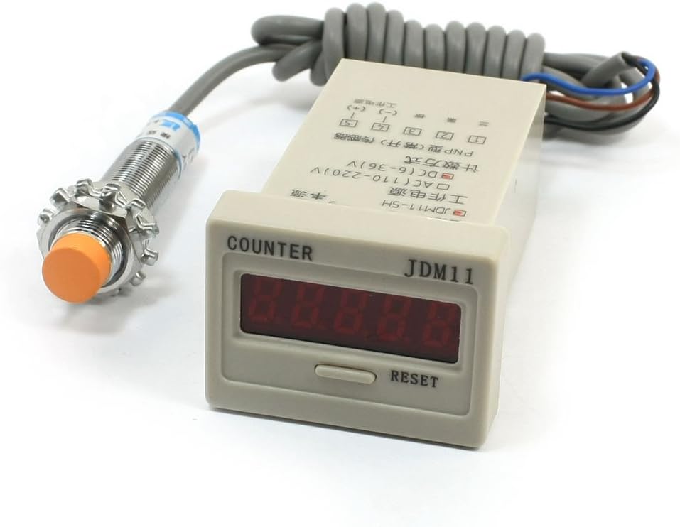 Amazon.co.jp uxcell カウンター 近接センサスイッチ LJ12A34Z/BY 距離4mm DIY・工具・ガーデン