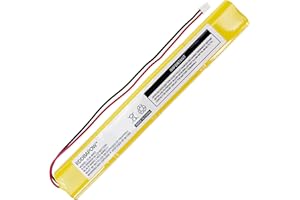 RDDBAPOW ELBB003 ELB-B003 9.6V 900mAh Emergency Exit Sign Light Battery Compatible Lithonia ELB-B004 ELBB004 OSI OSA228 DANTONA CUSTOM-306-U BBAT0043A BAT9.6V700 BBAT0044A BAA-96 (1 Pack)