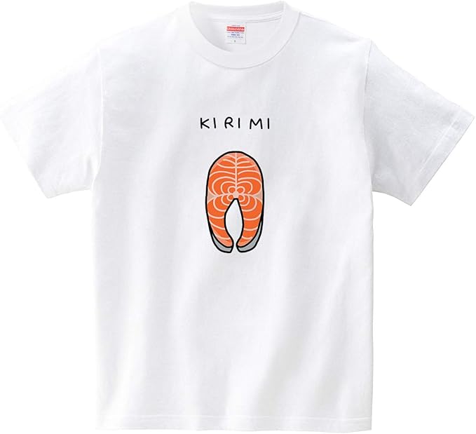 Amazon イタクシーズ Tシャツ 鮭の切り身 Tsukamotojunko メンズ オリジナルプリント 通販