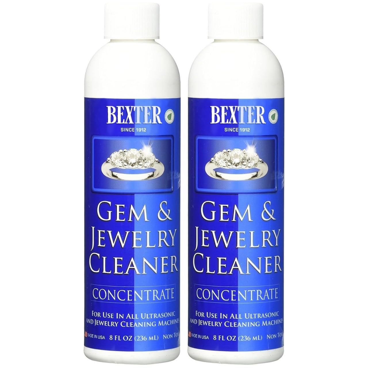Photo 1 of ***ONLY ONE***Bexter Gem & Jewelry Cleaner Concentrate 8 fl oz (2-Pack) non-toxic formula 16 FL OZ PER ORDER