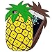 iPhone 6s Plus Case, Crosspace iPhone 6 Plus Cases Cute 3D Cartoon Pineapple Fruit Soft Silicone Protective Shell for iPhone 6 Plus and iPhone 6s Plus 5.5