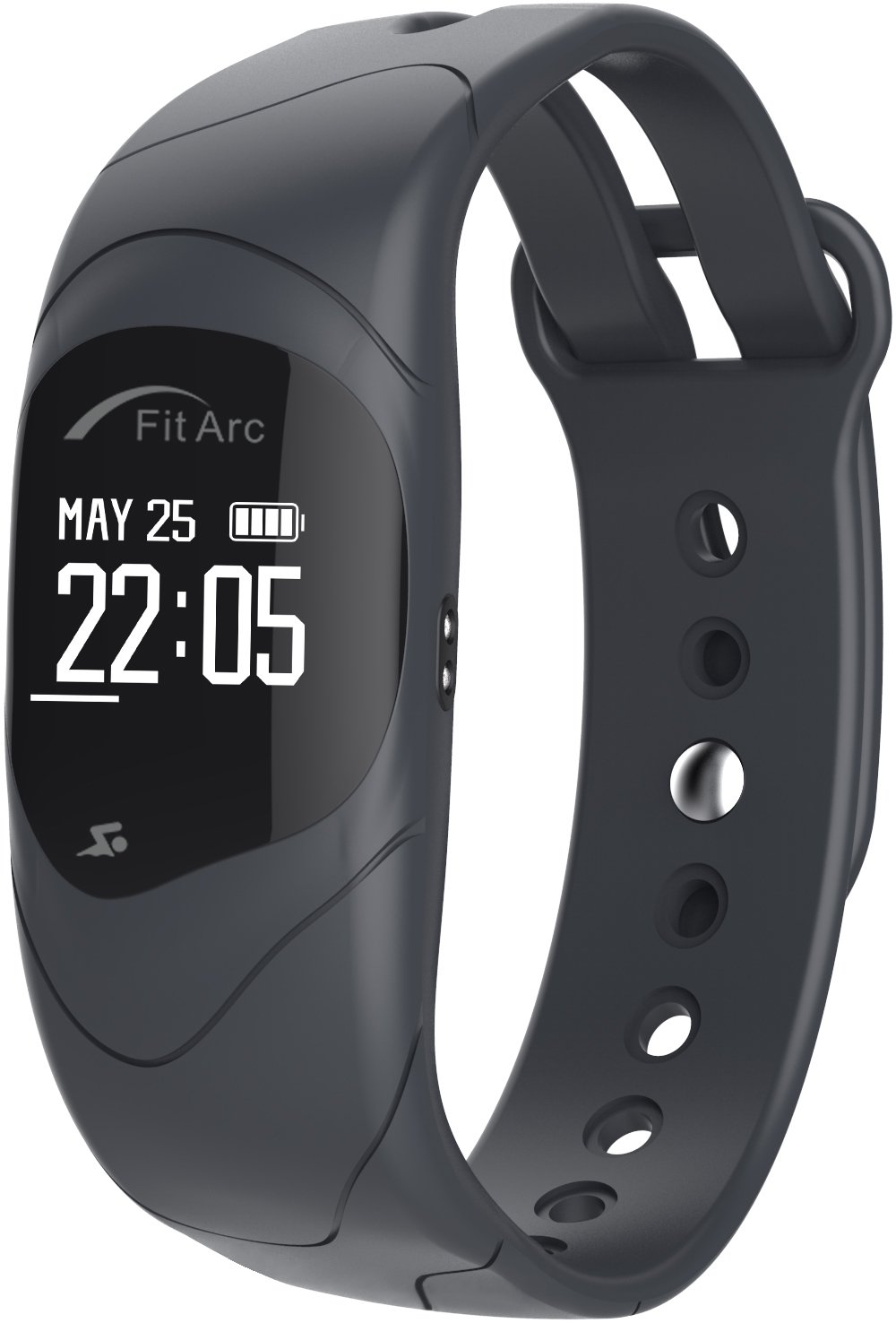FitArc Reflex Activity Tracker with Water Sensor - Grey/White Strap