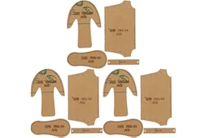 3pcs Shoes Acrylic Templates, Mini Shoes Boots DIY Leather Pattern Acrylic Template for DIY StencilTemplates