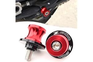 LQMY For Z900 2017-2025 M8 Swingarm Slider Spools Motorcycle 8MM Swing Arm Stand Spool Screw for K&awasaki Z900 Z900RS SE 2000-2017 2019 2021 2022 2023 2024 2025 -Red