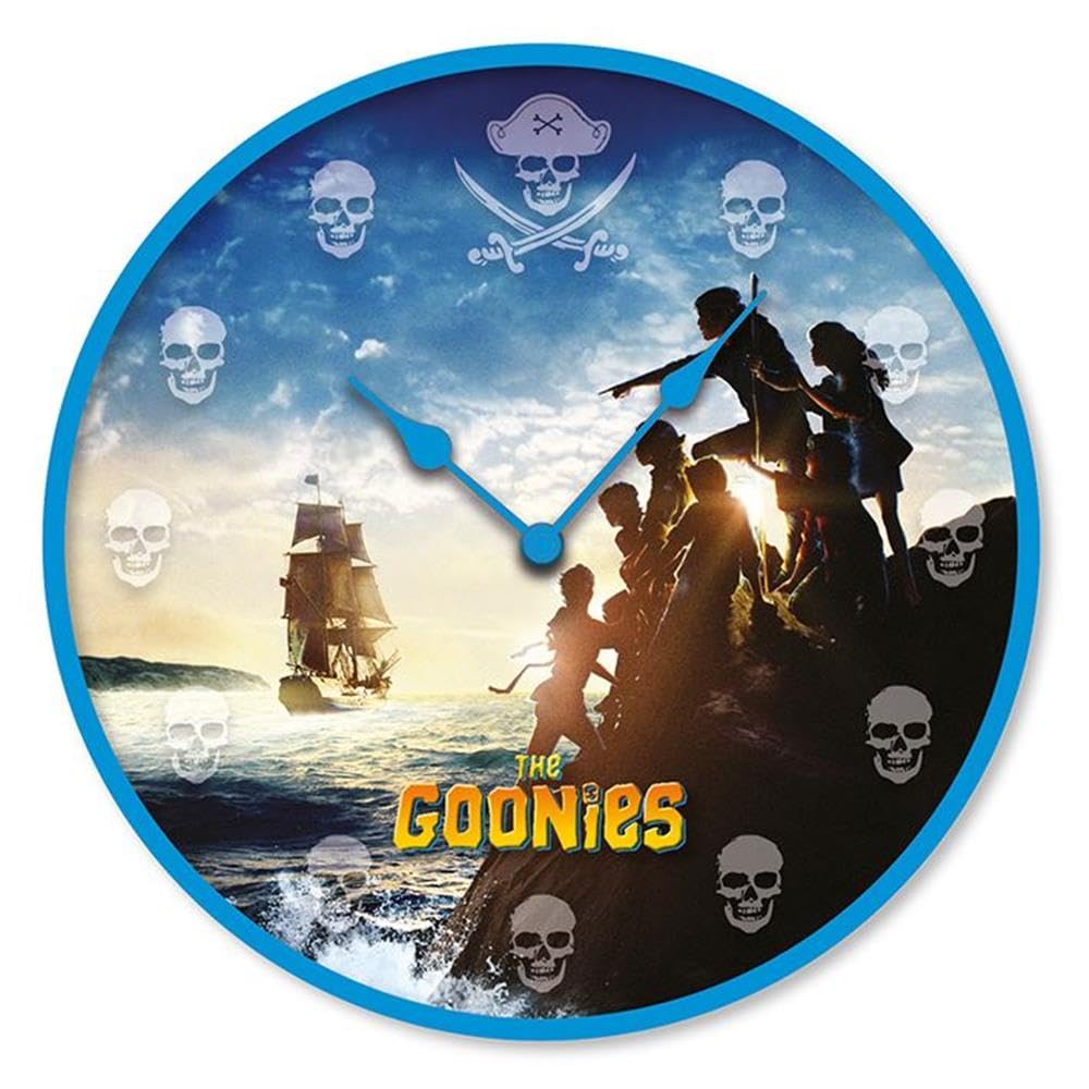 The Goonies Wall Clock (It's Our Time) 25cm Diameter - Official Merchandise