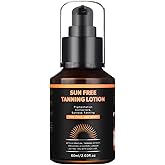 Quick Self Tanning Lotion-Natural Glow Self Tanner Lotion for Face & Body | Hydrating Tanning Lotion with Shea Butter & Plant Extracts | Vegan-Friendly, Streak-Free Formula-DHA contene 10%