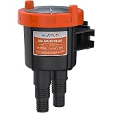 SEAFLO Raw Water Sea Water Filter/Intake Strainer for 1/2" or 5/8" or 3/4" Hose Sizes