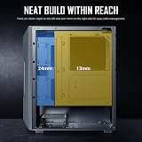 Antec AX61 Elite ATX Gaming Case Mesh Front 4x ARGB Fans Tempered Glass view 5