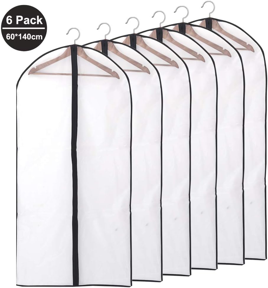 Niviy Dustproof, Waterproof, MothProof, MoistureProof Clothes Covers, Black , 60x140cm Amazon