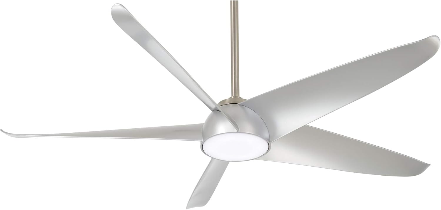 Minka-Aire F771L-BN/SL Ellipse Ventilador de techo con luces LED