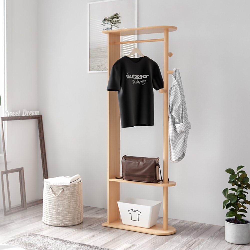Multipurpose Wooden Coat And Shoe Rack, Garment Rack