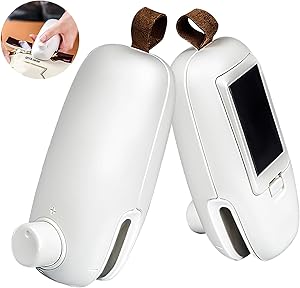 Bag Sealer, 2 in 1 Handheld Heat Plastic Bag Sealer and Cutter Resealer Mini Portable Sealer, Handheld Heat Vacuum Sealers Quick Seal for Food Storage Snack Fresh Bag Snack & Cereal