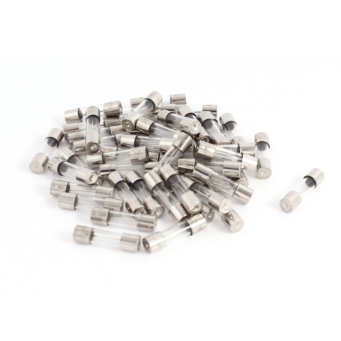 sourcingmap 250V 10A F10AL Quick Blow Glass Tube Fuses 5 x 20mm 50Pcs