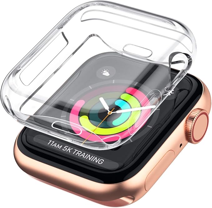 2Pack] TONVER para Apple Watch Protector de pantalla y carcasa de ...