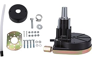 aqxreight Boat Steering Helm Unit with Bezel Stable Steering Control for 55horsepower Outboard Motor