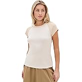 Vince Women's Raglan Color Block Tee