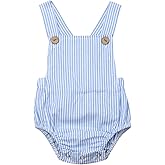 LOPJGH Newborn Baby Summer Romper Unisex Solid Color Button Jumpsuit Sleeveless Backless Overalls Outfits 1Pcs