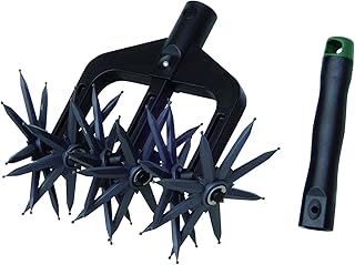 UPP Gartenfräse 2-in-1 | Sternfräse mit patentiertem Design für bessere Ergebnisse mit weniger Kraftaufwand | Manueller Kultivator [ohne Aluminium Teleskopstiel]