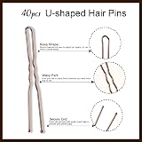 Teenitor Brown Invisible Hair Bun Net Set with Pins & Bands - Ballet Dancers view 3