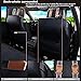 Super PDR Luxury PU Leather Auto Car Seat Covers 5 Seats Full Set Universal Fit Easy to Clean Anti-Slip Four Seasons General Car Seat Cushions (Black&Red M)