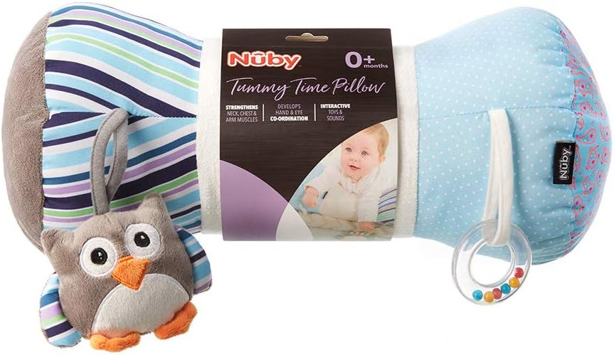 nuby little fox tummy time pillow