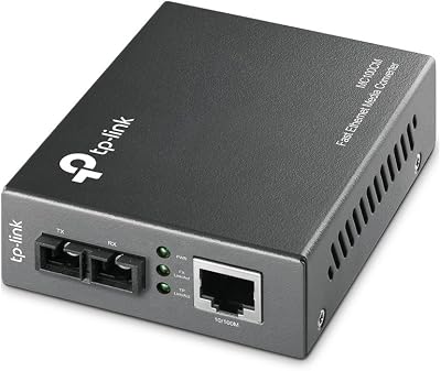 TP-Link MC100CM 10/100M RJ45 to 100M SC Fiber Converter Multi-Mode