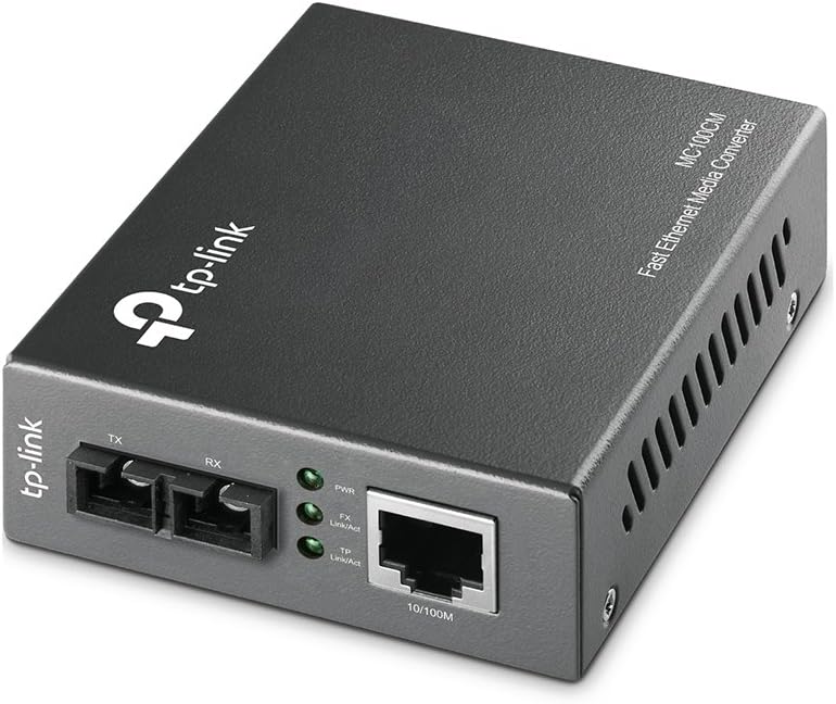 TP-Link MC100CM Fast Ethernet Media Converter 100BASE-FX SC