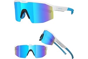 ER00 Eazyrun Kids Polarized Sports Sunglasses for Age 8-12 Youth Baseball Softball Cycling Glasses UV Protection for Boy Girl