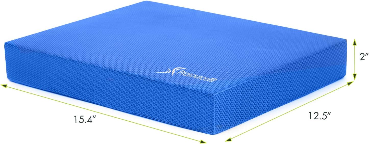 ProsourceFit Exercise Balance Pad 15 x 12 - Purple : Sports & Outdoors