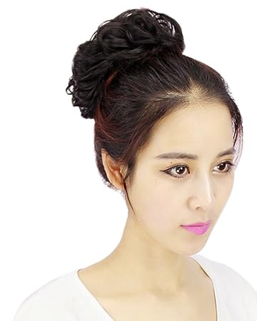 Amazon Com Barran Casual Chignon Curly Hair Bun Donut Roller