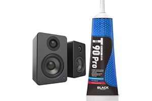 Speaker Repair Glue, High Performance Sealant, Electronics Adhesive Black Sealant Repairs, Waterproof Strong Bonding Repair f