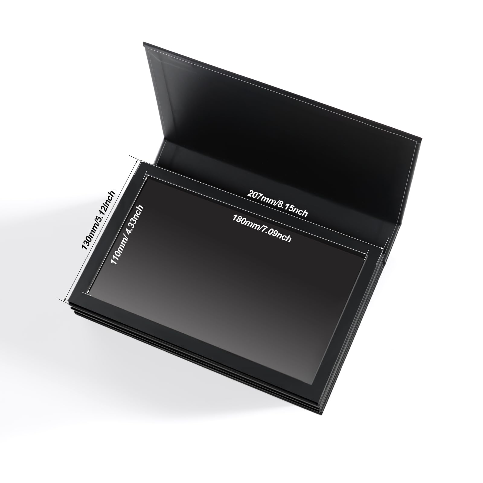 SZDYM 4-Layer Magnetic Makeup Palette Empty, Large Depotting Makeup Palette for Eyeshadow, Blush Powder, Lipstick