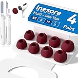 4-Pair Replacement Ear Tips for AirPods Pro 2nd/1st