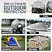 Grizzly Tarps by B-Air 12' x 16' Large Multi-Purpose Waterproof Heavy Duty Poly Tarp with Grommets Every 18