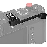 Thumb Grip Metal Hot Shoe Cover with Shutter Button for FUJIFILM X100VI / X100V Fuji Accessories (Black)