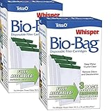 Tetra Whisper Assembled Bio-Bag Filter Medium Cartridges, 3 Count (Pack of 2)