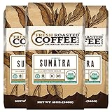OFT Sumatra Coffee, Whole Bean, Fresh Roasted Coffee LLC. (12 oz. 3pk Whole Bean)