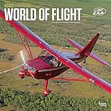 World of Flight EAA 2020 12 x 12 Inch Monthly Square Wall Calendar, Aircraft Pilot Airplanes by