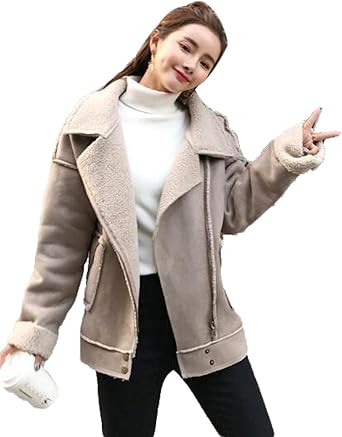 Amazon Gudeke 秋冬物 裏ボアコート チェスターコート レディース