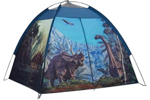Mnagant Dinosaur Kids Play Tent-61”x61”x45”Realistic Dinosaur Kids Tent Indoor & Outdoor, Pop Up Play House for Kid, Boys & Girls Age 3-12