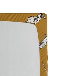 Ambesonne Rodeo Fitted Sheet, Bohemian Print of Cow