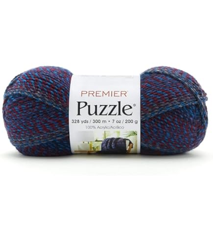 Amazon.com: Premier Yarns Puzzle Yarn, Made of Acrylic, Ideal