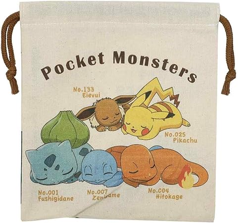 Amazon ポケモン 巾着袋 きんちゃくポーチ おひるね ポケットモンスター バッグ 財布 おもちゃ
