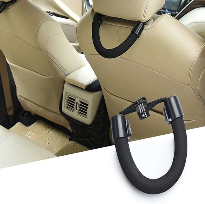 Car Seat Hand Grip Automotive Mobility Aid & Vehicle Support Handle with Clips