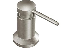 Moen Deck Mounted Lotion or Soap Dispenser for Kitchen Sink, Spot Resistant Stainless, 3942SRS